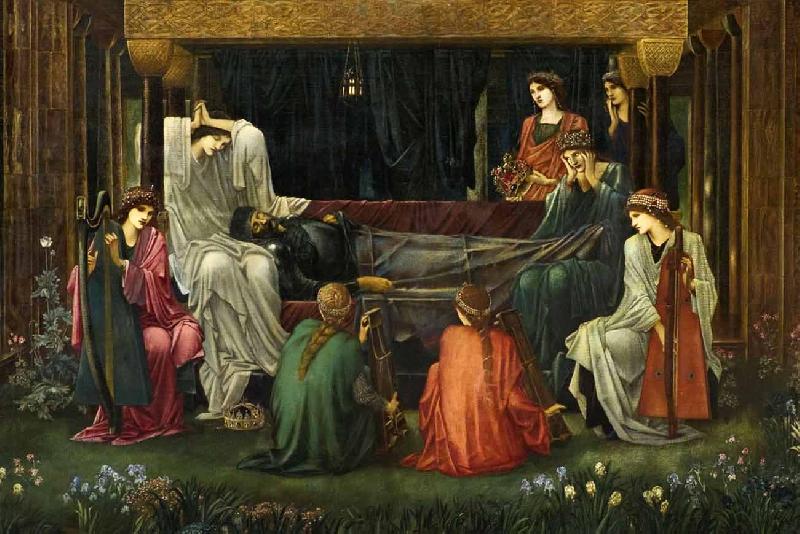 Edward Burne-Jones The Last Sleep of Arthur in Avalon